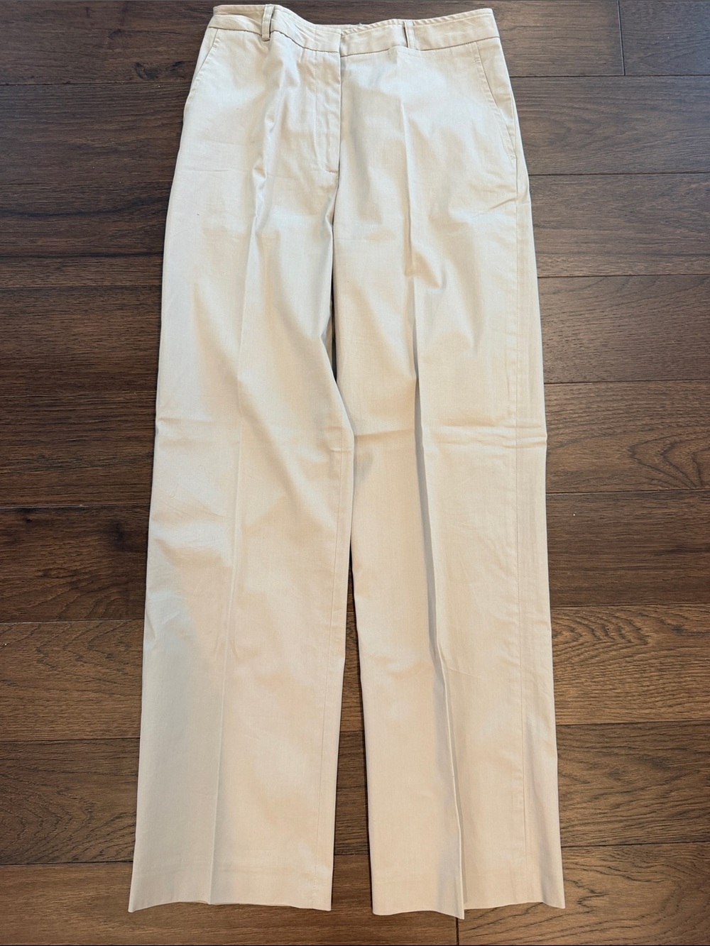 Hugo Buscati Women’s Khaki Straight-Leg Pants Size 6 - C62-010